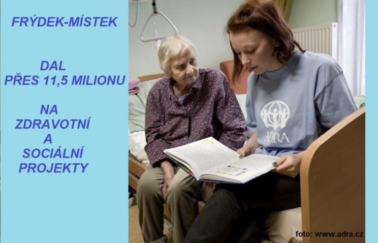 Město poskytlo přes 11,5 milionu korun pro sociální a zdravotní oblast