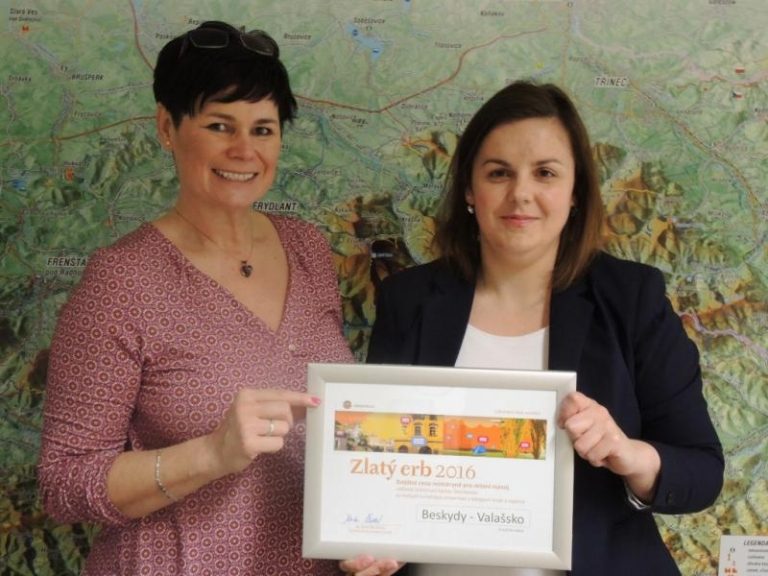 Turistický portál www.beskydyportal.cz získal ocenění v soutěži Zlatý erb 2016