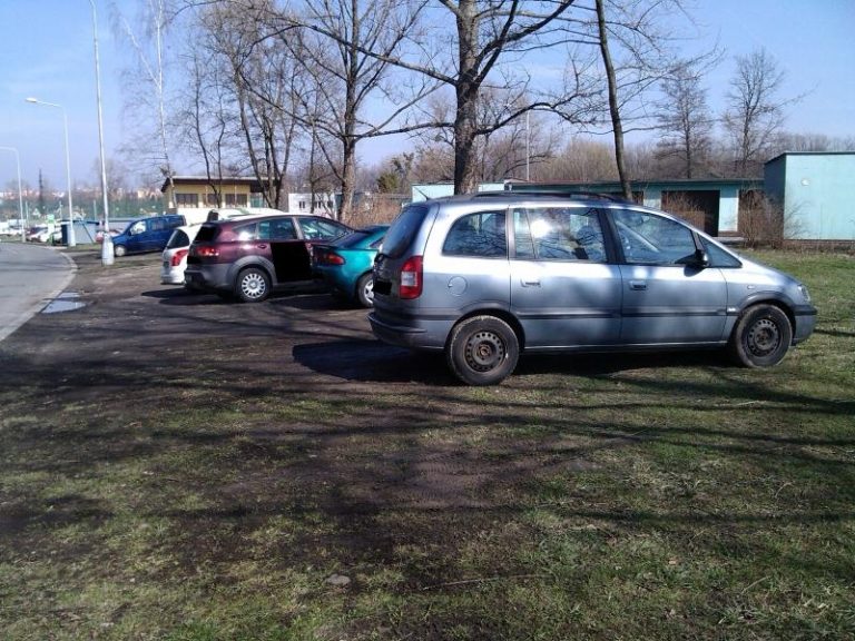 Řidiči, neparkujte na zeleni, je to zakázáno, hrozí vám vysoká pokuta