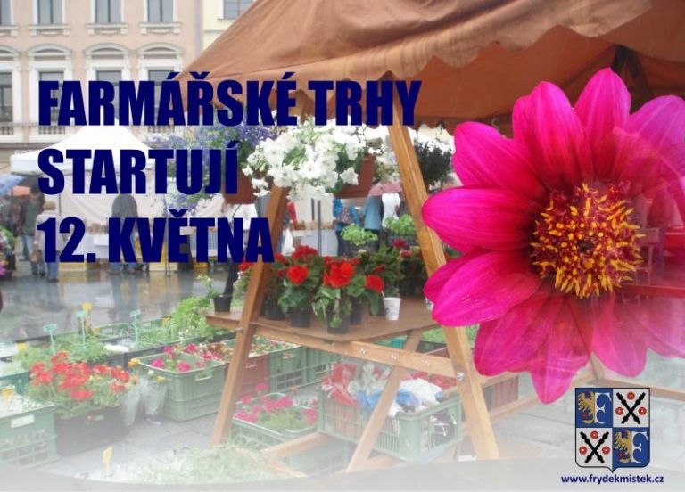 Farmářské trhy startují 12. května „Květinovým trhem“