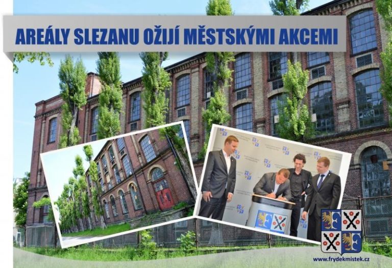 Město uspořádá některé letní akce v areálech bývalých textilek Slezan