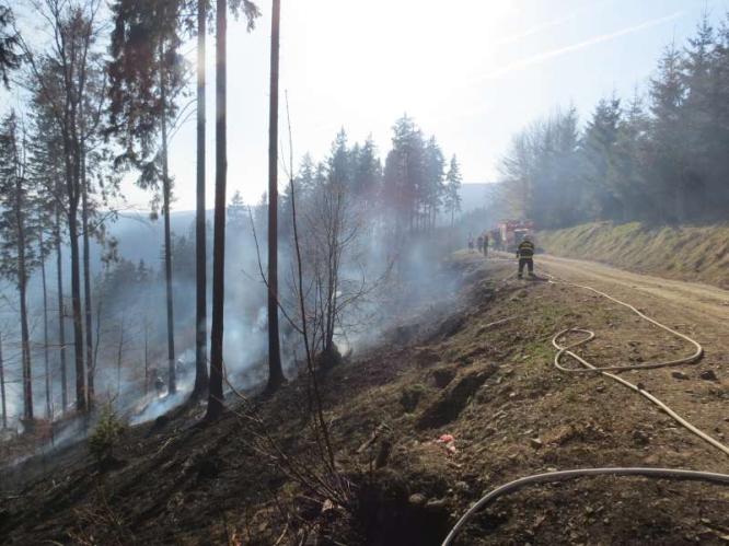 Počet lesních požárů a požárů na polích roste