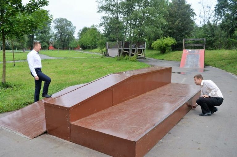Provizorní skatepark dostal nový FUN-BOX