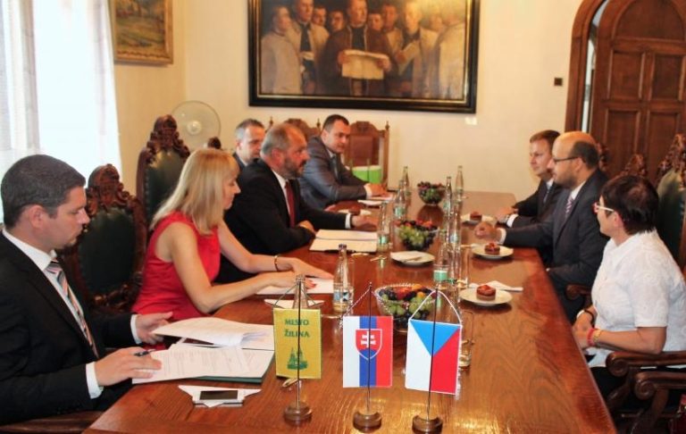 Návštěva slovenské Žiliny