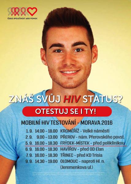 Nechte se zdarma otestovat na HIV