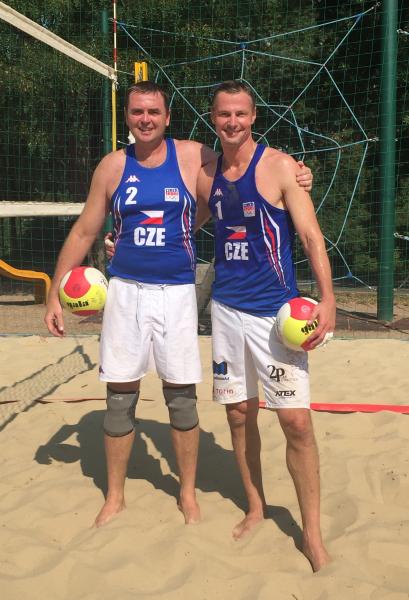 Kubala s Benešem na MČR v beachvolejbale stříbrní
