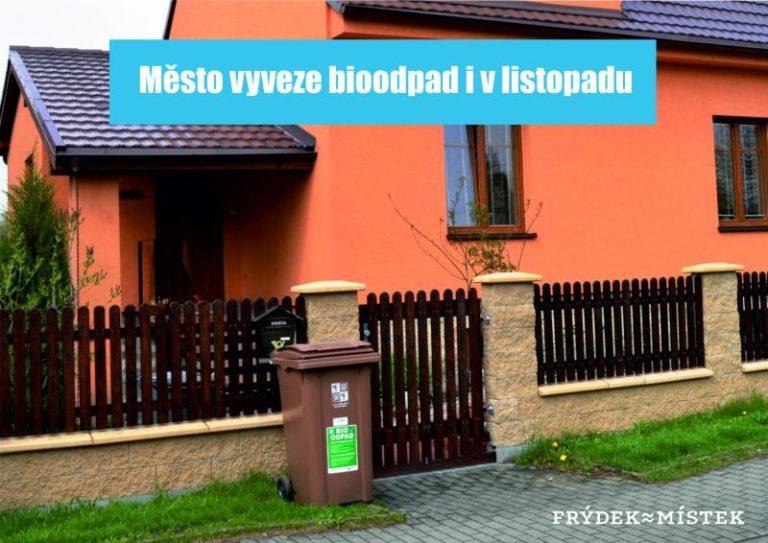 Město navýšilo počet svozů bioodpadu