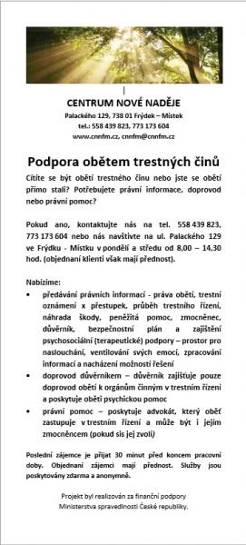 Pomoc obětem trestných činů