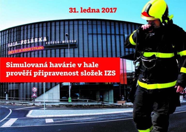 Simulovaná havárie v hale Polárka prověří připravenost složek IZS