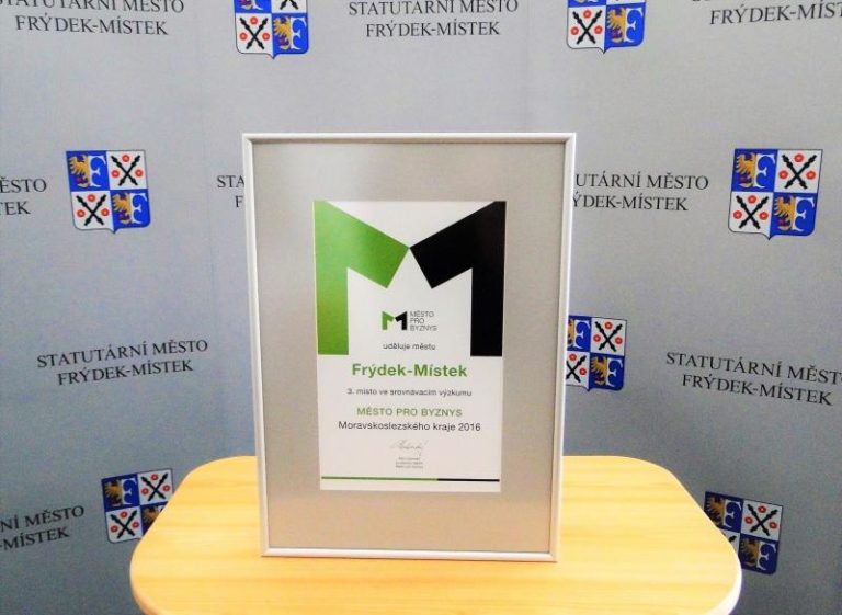 Frýdek-Místek uspěl v soutěži Město pro byznys