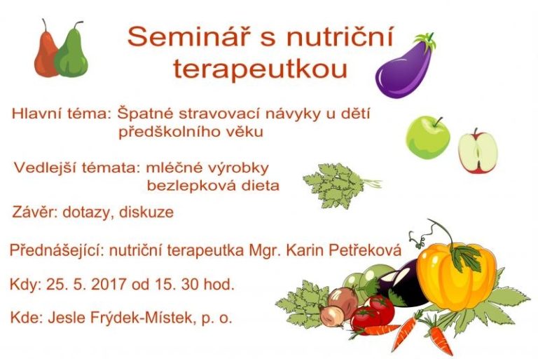 Seminář s nutriční terapeutkou