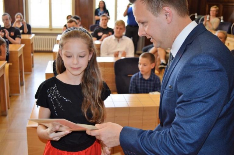 Město ocenilo nadané žáky a studenty