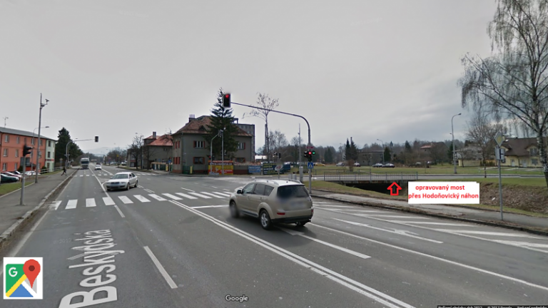 Kraj opraví most u semaforu na Beskydské