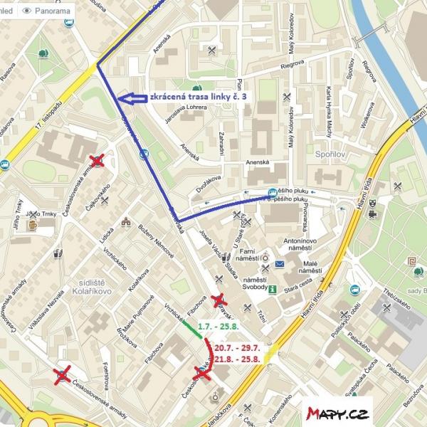 PŘIPOMÍNÁME – OPRAVA HORKOVODU DOČASNĚ ZRUŠÍ AUTOBUSOVÉ ZASTÁVKY