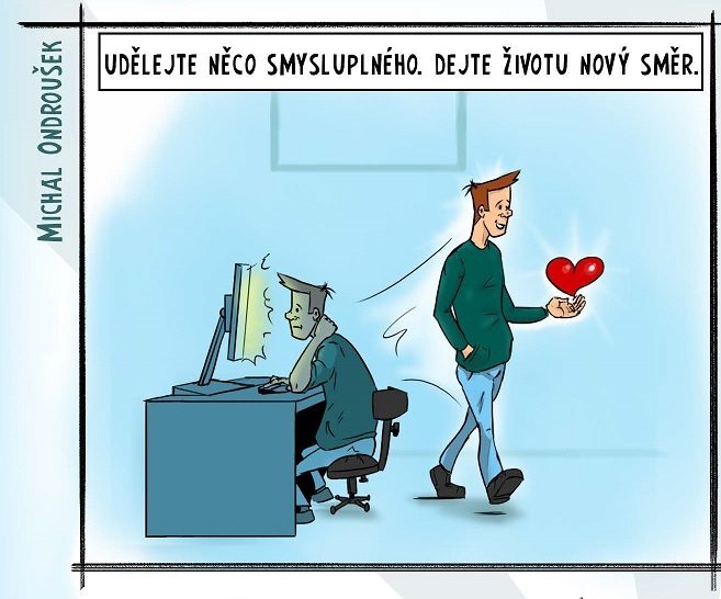 Komiksy Dobrovolnického centra ADRA