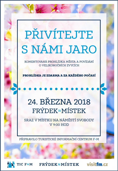 Komentované prohlídky Frýdku≈Místku odstartují netradiční velikonoční prohlídkou