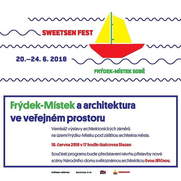 Sweetsen fest uvede výstavu Frýdek-Místek a architektura ve veřejném prostoru, přijede i světoznámá architektka Eva Jiřičná