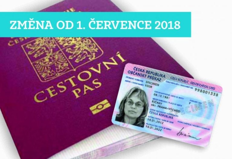 ZMĚNA – vydávání OP a pasů – od 1. července