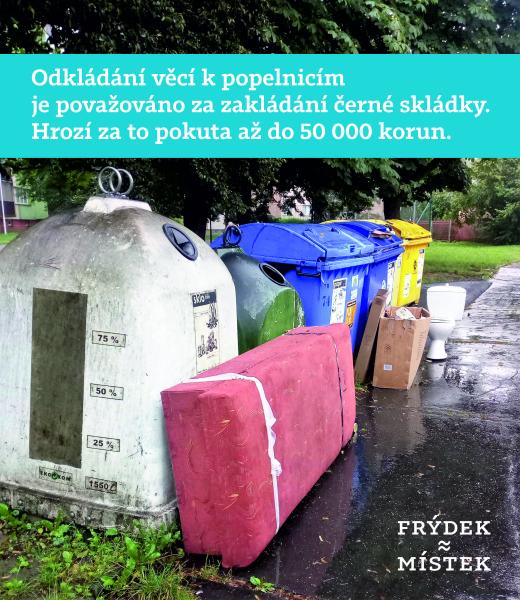 V září budou po městě opět přistaveny velkoobjemové kontejnery
