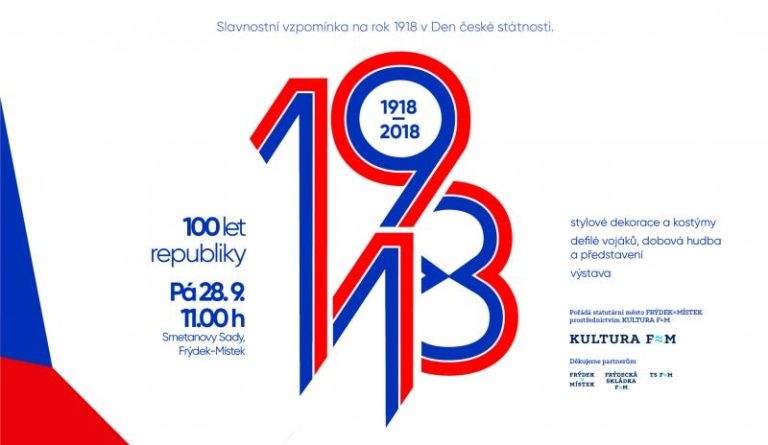 Oslavy 100. výročí republiky se uskuteční v Sadech Bedřicha Smetany