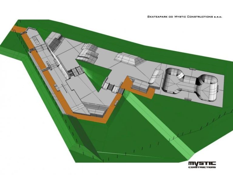 Nový skatepark bude unikátní