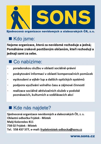 Sjednocená organizace nevidomých a slabozrakých ČR, z. s.