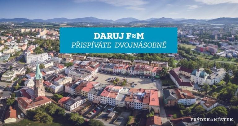 Město má speciální program – DARUJ F≈M