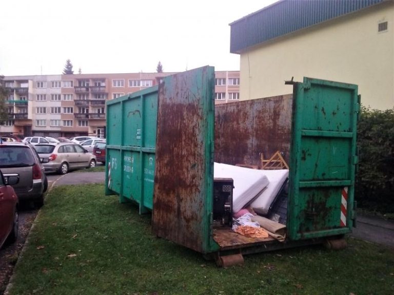 V červenci budou po městě opět přistaveny velkoobjemové kontejnery