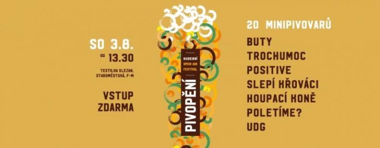 Festival Pivopění se uskuteční první srpnovou sobotu