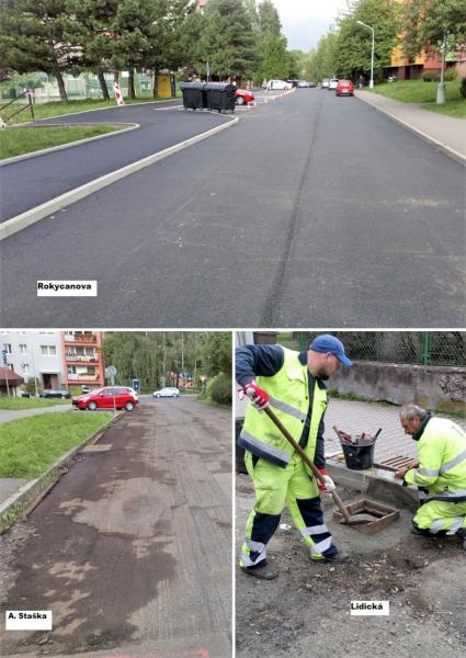 Komunikace na sídlištích dostávají nový asfalt