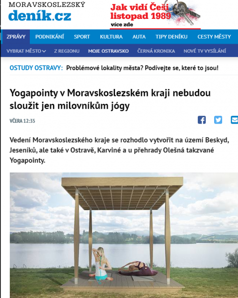 Yogapoint na Olešné? Na pozemku Sportplexu rozhodně NE