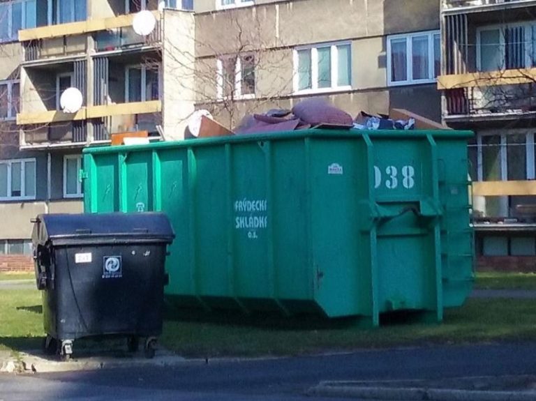 Od 4. listopadu budou po městě opět přistaveny velkoobjemové kontejnery