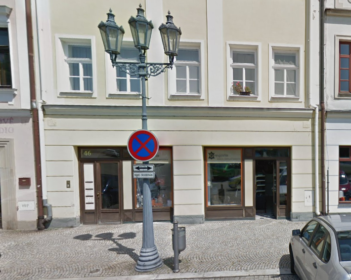 Nabídka pronájmu nebytových prostor v I.NP objektu č.p. 46, Zámecké náměstí,k.ú. Frýdek, obec Frýdek.Místek