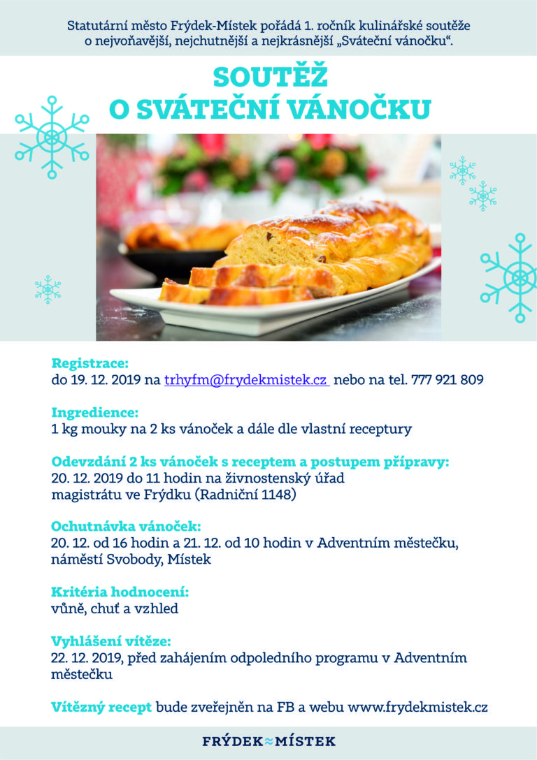 Soutěž o nejlepší sváteční vánočku