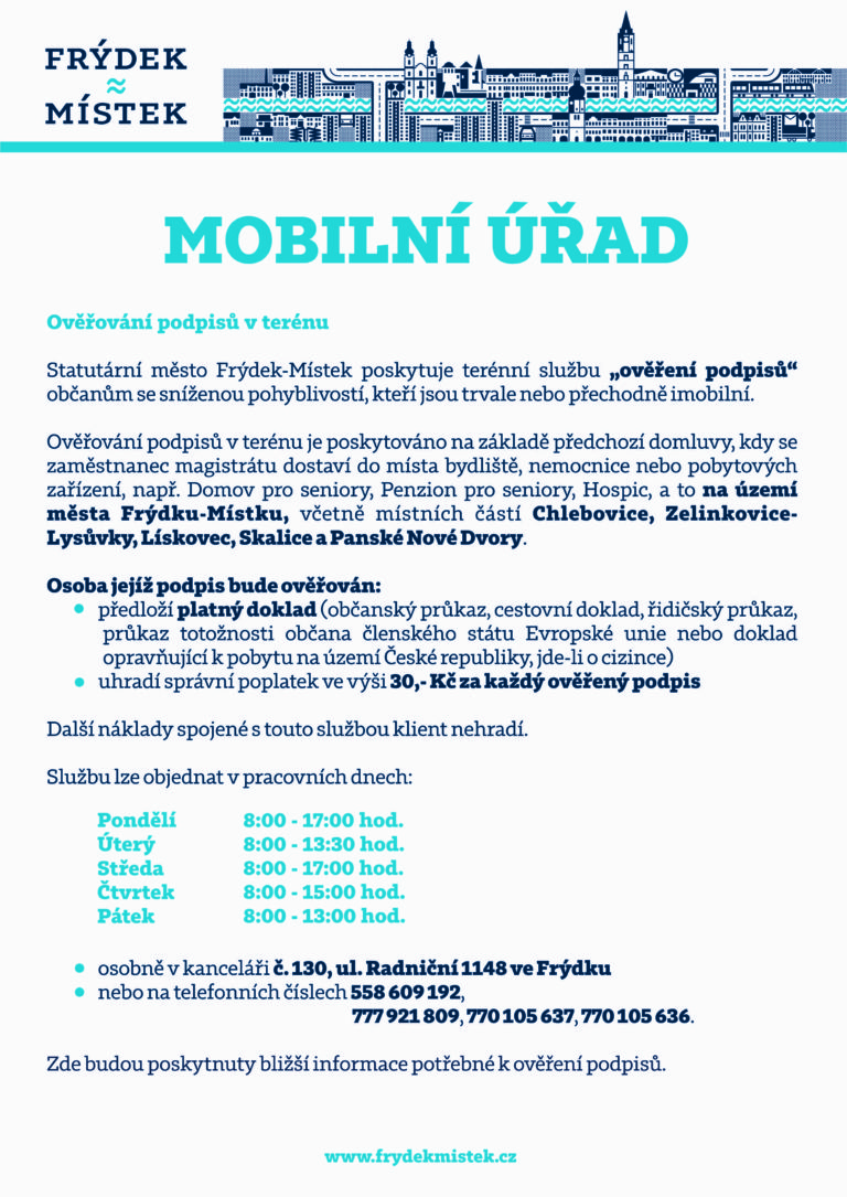Mobilní úřad pro imobilní občany
