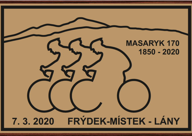 Hold a manifestační jízda cyklistů k 170. výročí narození Masaryka