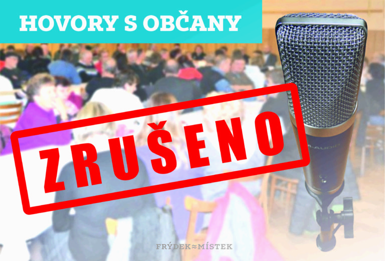 Město ruší „Hovory s občany“