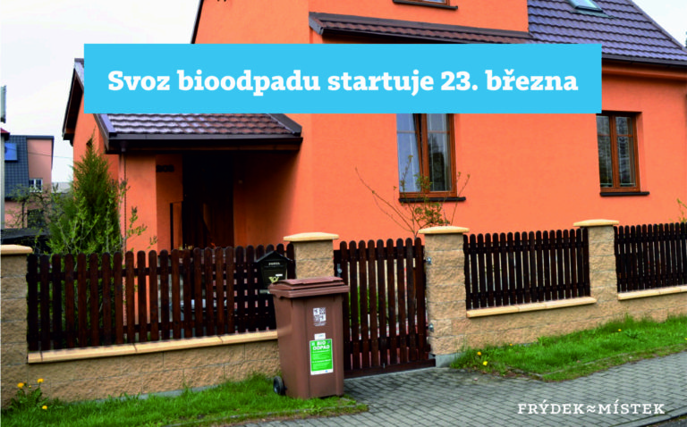 Svoz bioodpadu od rodinných domů začne 23. března