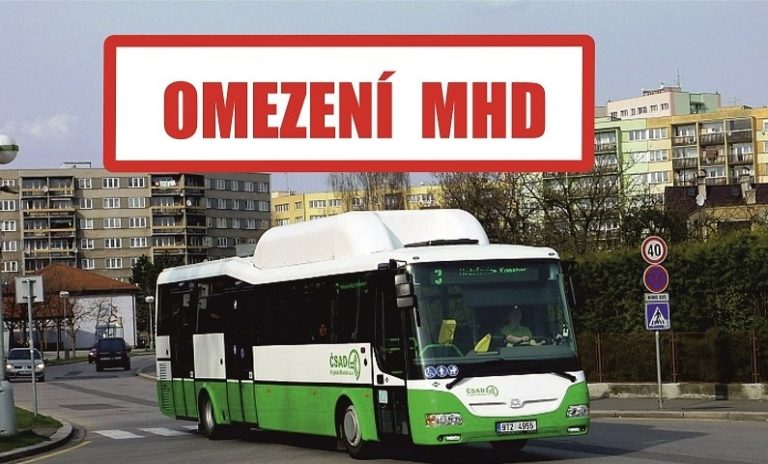 MHD najíždí na OMEZENÝ provoz