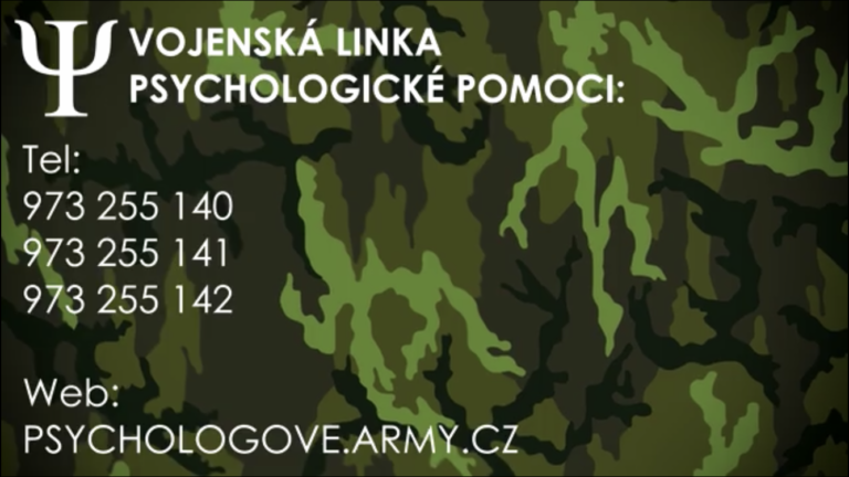 Armáda spustila linku psychologické pomoci