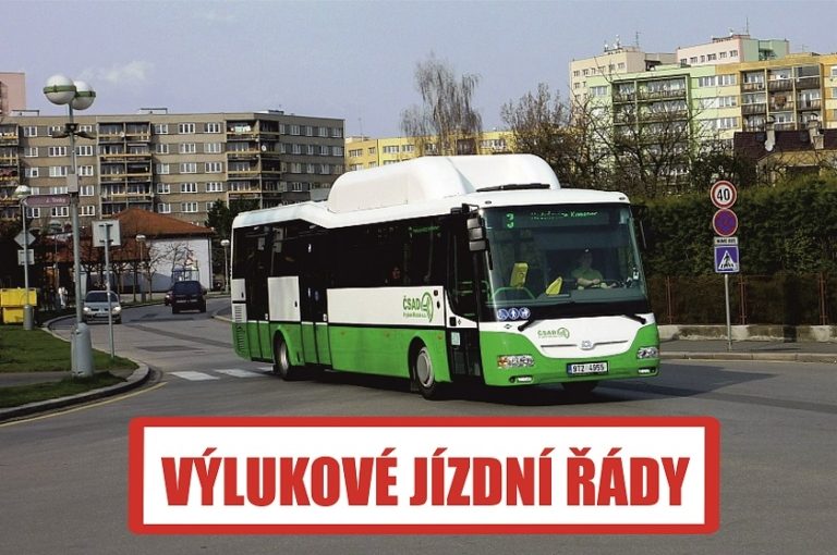 MHD – nové „výlukové“ jízdní řády