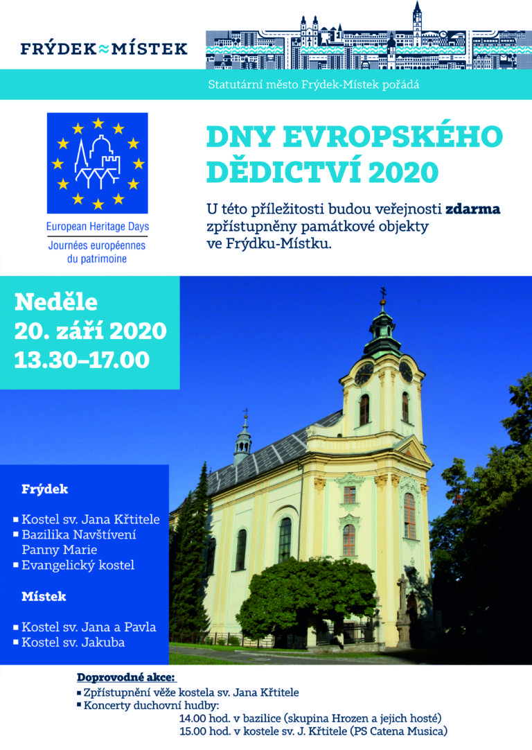 DNY EVROPSKÉHO DĚDICTVÍ ZPŘÍSTUPNÍ ZDARMA PAMÁTKOVÉ OBJEKTY