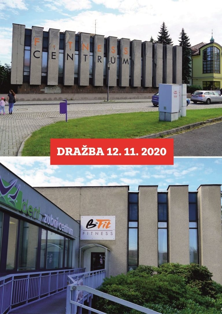 Dražba fitnesscentra se uskuteční 12. listopadu