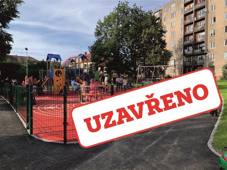 Město uzavřelo dětská hřiště