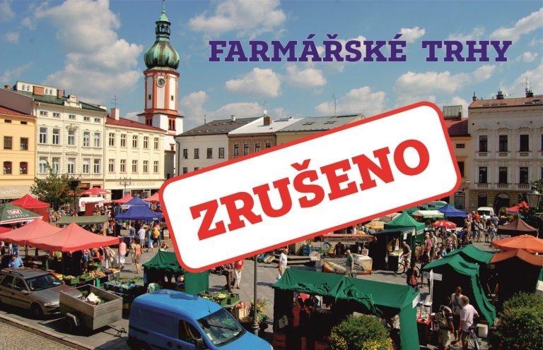 Farmářské trhy jsou pro letošní rok zrušeny