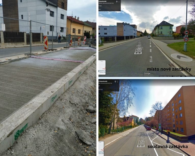 Autobusová zastávka „Frýdek, rozcestí u školy“ bude přemístěna