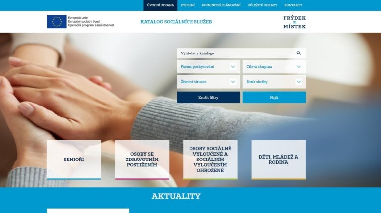 Město má webový katalog sociálních služeb