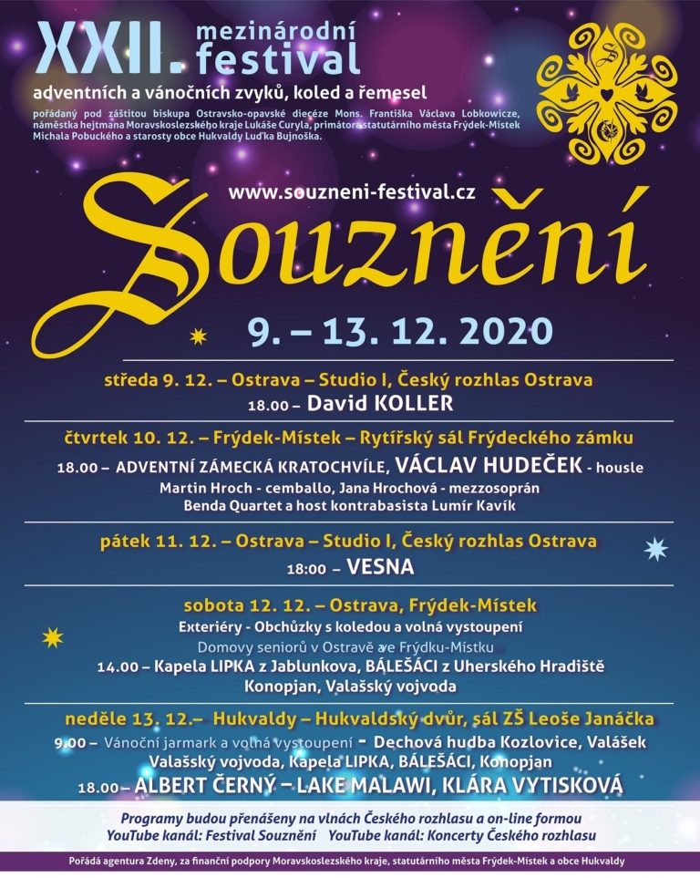 Festival Souznění přes YouTube