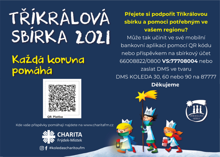 Tříkrálová sbírka letos on-line