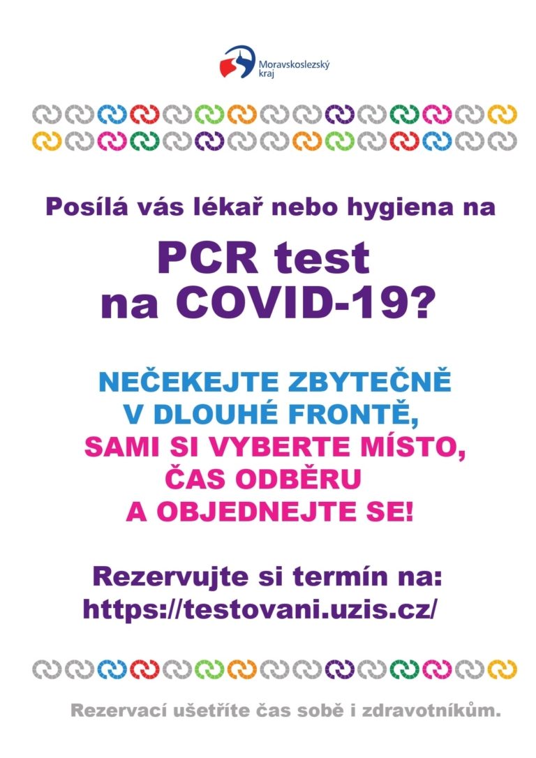 Covid-19 – PCR test – rezervujte si termín a nečekejte ve frontě